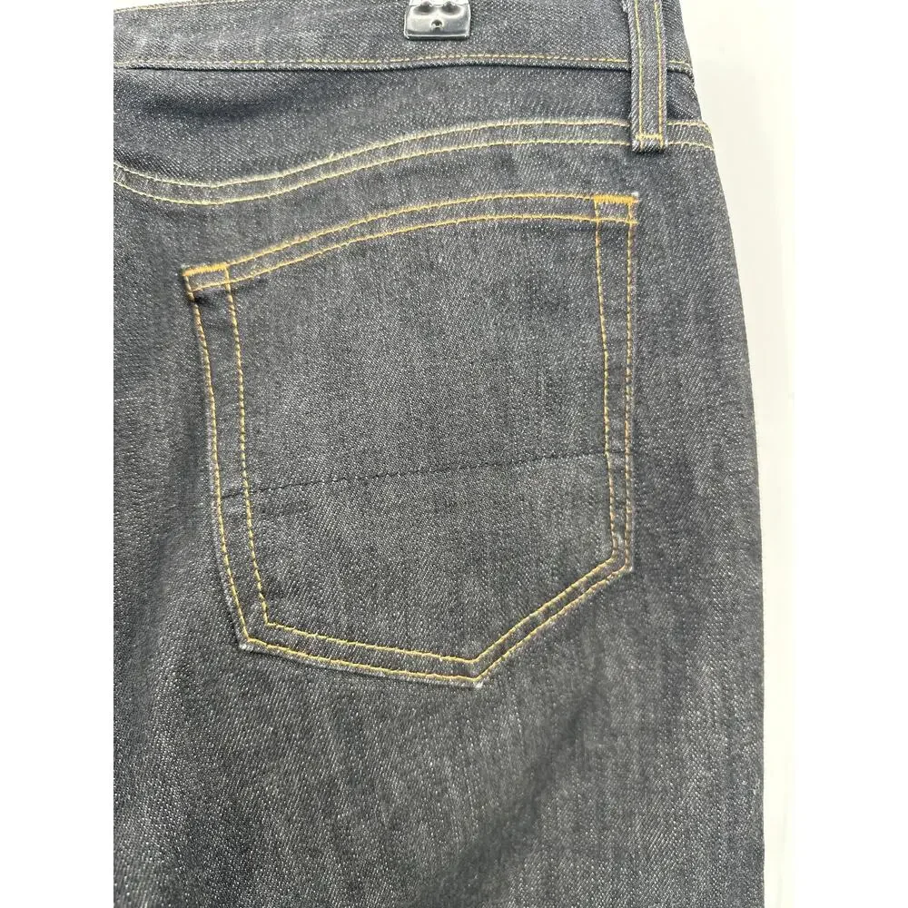 Vintage 100% Cotton J. Crew Black Jeans Made in Canada 33W 32L